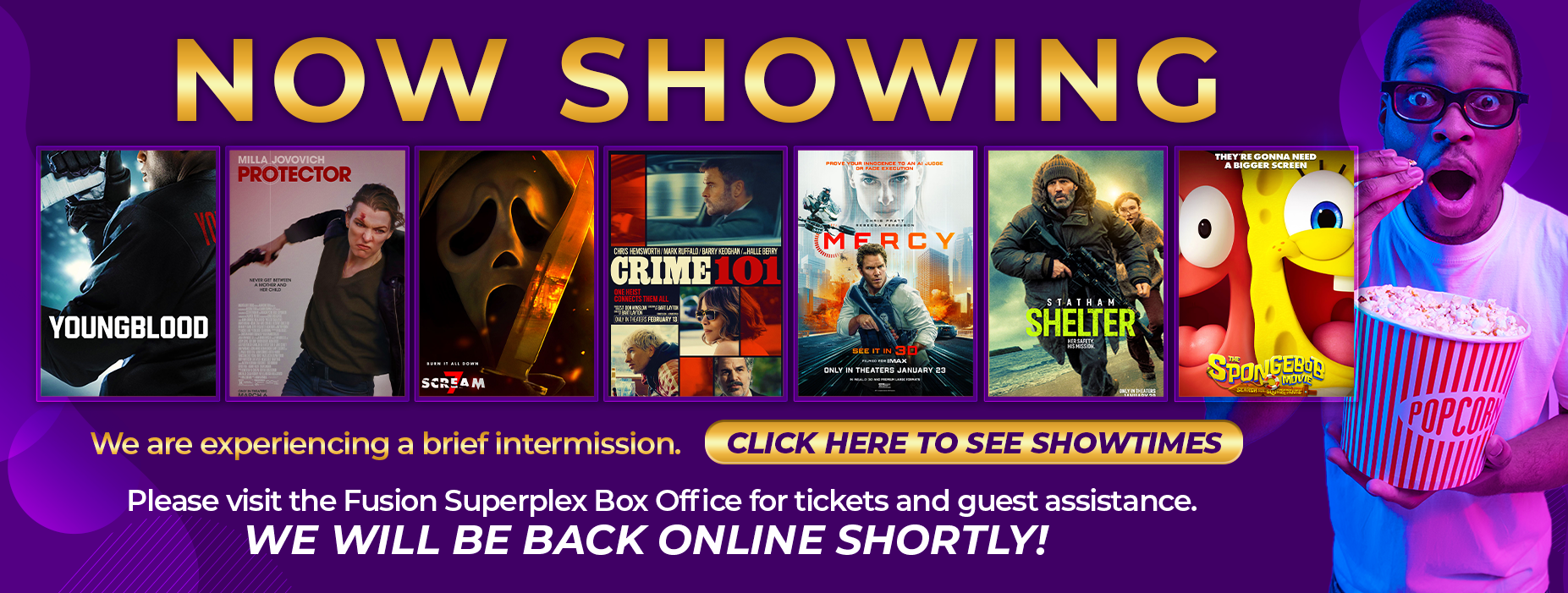 NOW SHOWING WEBSITE – FEB 6-8