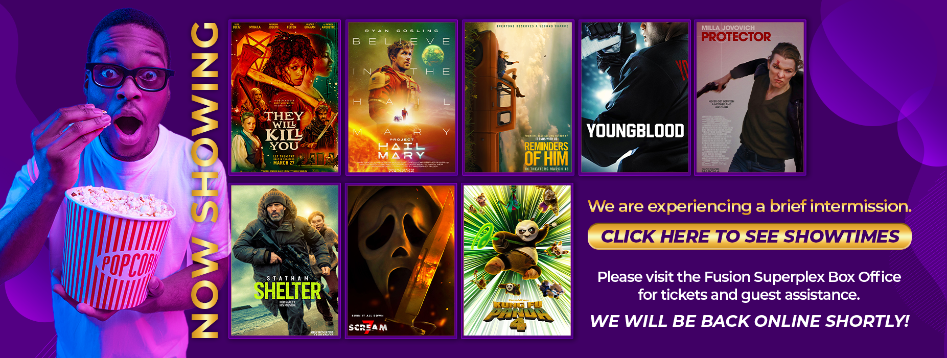 NOW SHOWING WEBSITE – FEB 6-8