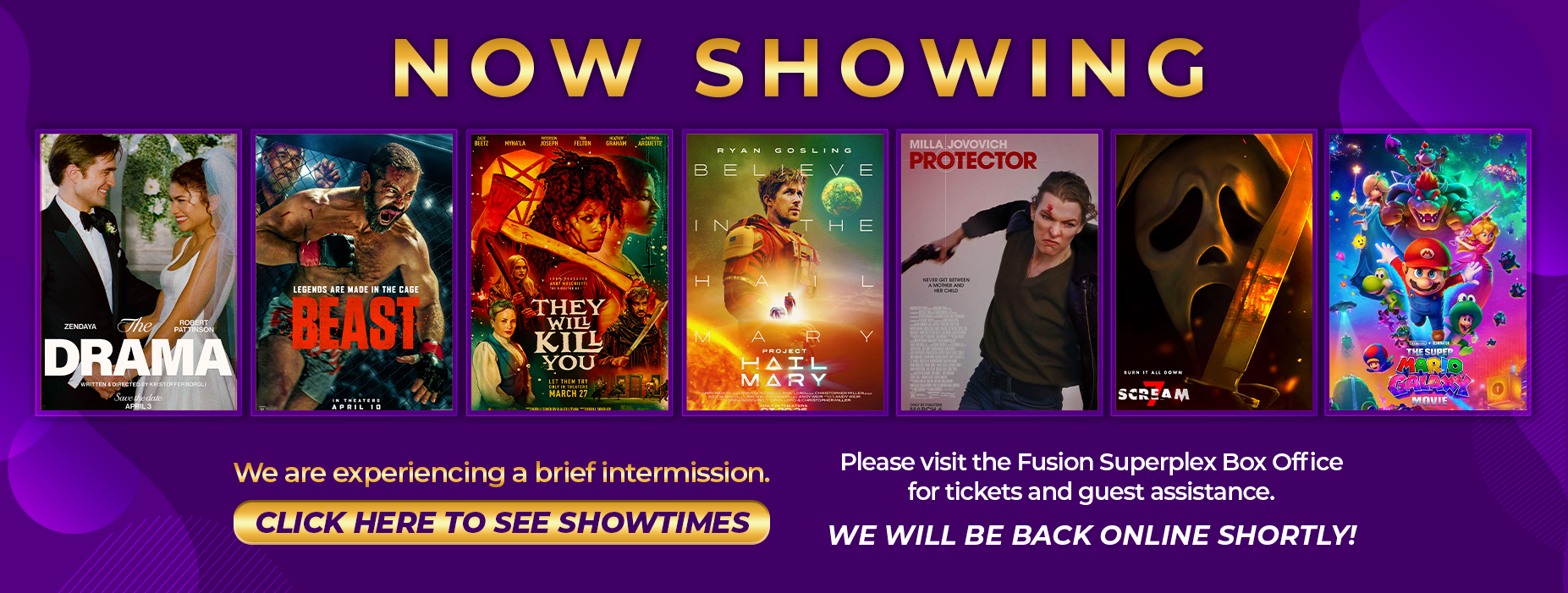 NOW SHOWING WEBSITE – FEB 6-8