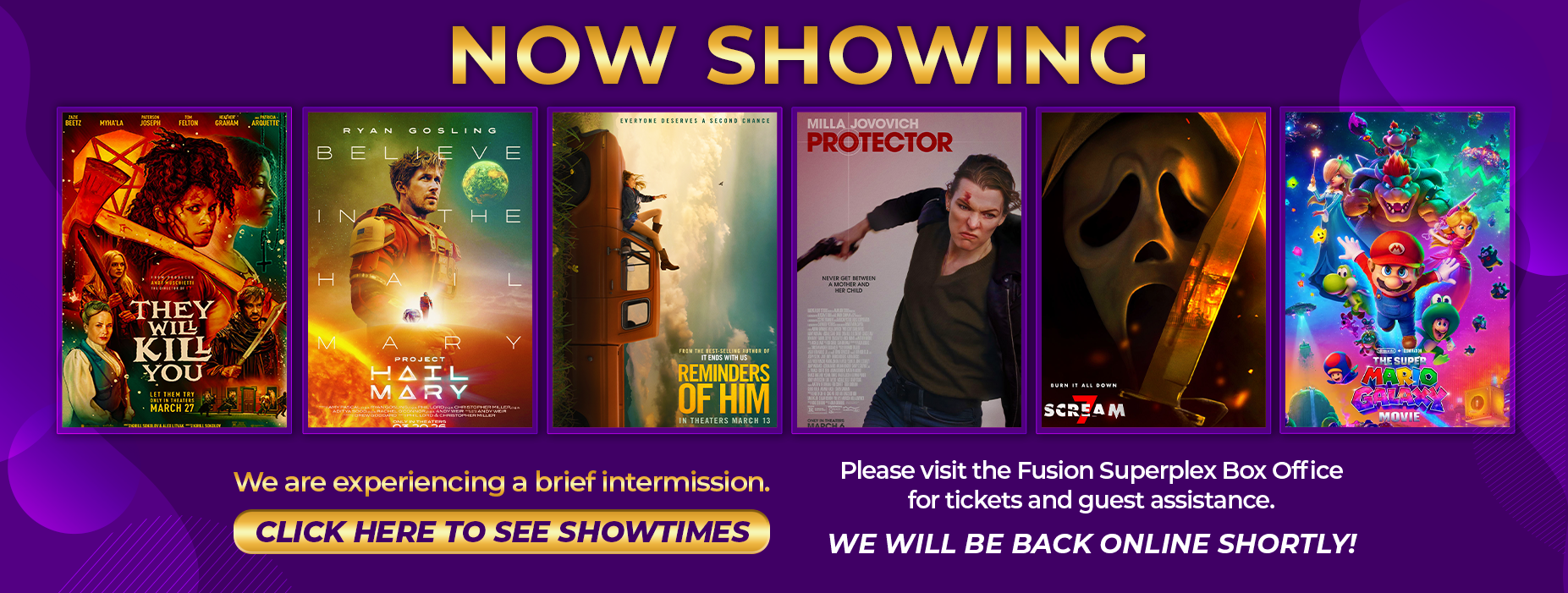 NOW SHOWING WEBSITE – FEB 6-8
