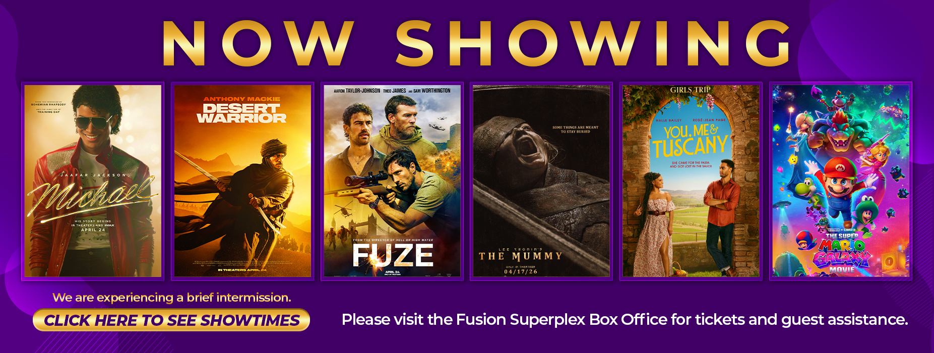 NOW SHOWING WEBSITE – FEB 6-8