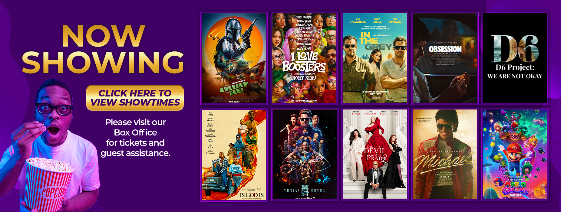 NOW SHOWING WEBSITE – FRI MAY 22