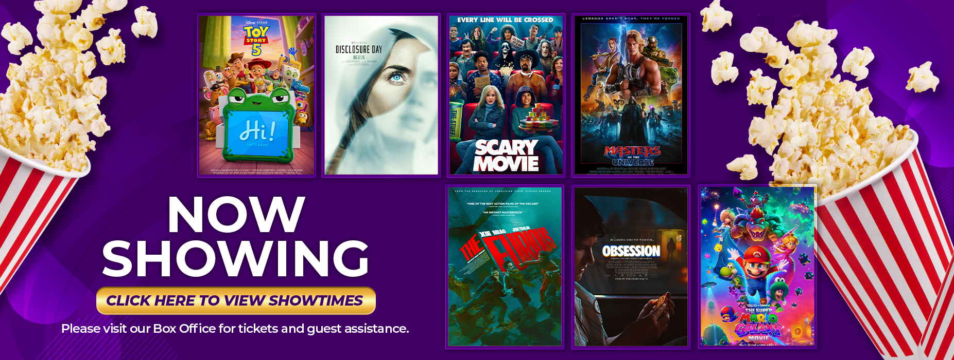 NOW SHOWING WEBSITE