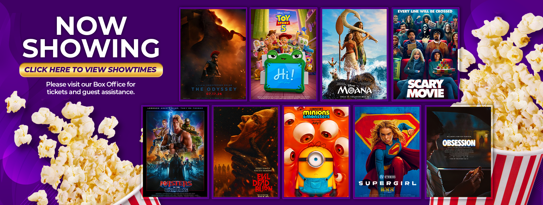 NOW SHOWING WEBSITE